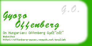 gyozo offenberg business card